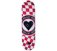 Heart Supply Insignia Check Tavola Skateboard (Rosso) taglia 8.25"