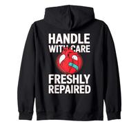 Heart Surgery Recovery Bypass Survivor for Men Felpa con Cappuccio
