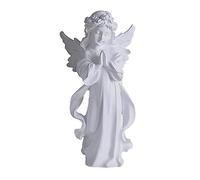 Heart Tong Angelo Custode Statuetta,decorazione di statue angelo,Angelo del cimitero,Adatto per la Decorazione domestica, Decorazione del Giardino,Matrimonio,Natale,Regali,ecc. (Grande)