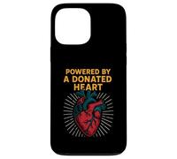 Heart Warrior alimentato da un cuore donato Cool Mens Get Well Custodia per iPhone 13 Pro Max
