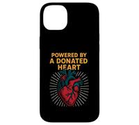 Heart Warrior alimentato da un cuore donato Cool Mens Get Well Custodia per iPhone 14 Plus