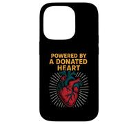 Heart Warrior alimentato da un cuore donato Cool Mens Get Well Custodia per iPhone 14 Pro