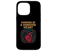 Heart Warrior alimentato da un cuore donato Cool Mens Get Well Custodia per iPhone 14 Pro Max