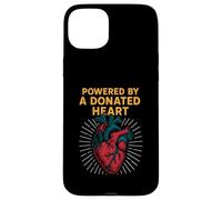 Heart Warrior alimentato da un cuore donato Cool Mens Get Well Custodia per iPhone 15 Plus
