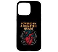 Heart Warrior alimentato da un cuore donato Cool Mens Get Well Custodia per iPhone 15 Pro Max