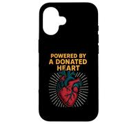Heart Warrior alimentato da un cuore donato Cool Mens Get Well Custodia per iPhone 16