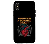 Heart Warrior alimentato da un cuore donato Cool Mens Get Well Custodia per iPhone X/XS