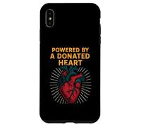 Heart Warrior alimentato da un cuore donato Cool Mens Get Well Custodia per iPhone XS Max