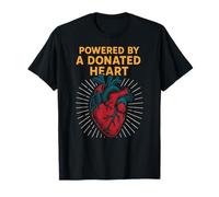 Heart Warrior Alimentato da Un Cuore Donato Cool Mens Get Well Maglietta
