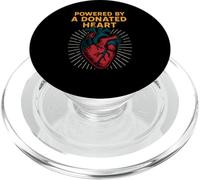 Heart Warrior alimentato da un cuore donato Cool Mens Get Well PopSockets PopGrip per MagSafe