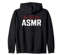 Heartbeat ASMR Sentire Ogni Battito ECG Pulse Relax Felpa con Cappuccio
