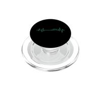 Heartbeat Line per il gatto rapace leopardo PopSockets PopGrip per MagSafe