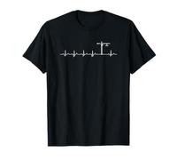 Heartbeat - Operatore della gru a torre dell'operatore edile Maglietta