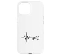 Heartbeat Pulse Stick Lacrosse Custodia per iPhone 15