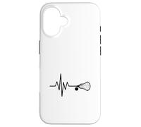 Heartbeat Pulse Stick Lacrosse Custodia per iPhone 16