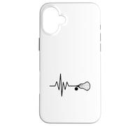 Heartbeat Pulse Stick Lacrosse Custodia per iPhone 16 Plus
