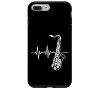 Heartbeat Saxophone Jazz Musicista Band Insegnante Custodia per iPhone 7 Plus/8 Plus
