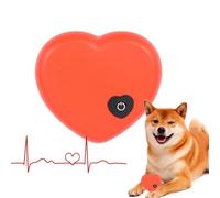 Heartbeat Simulator - Peluche per cani, compagno lenitivo, dispositivo portatile con materiale durevole, giocattolo lenitivo per cucciolo gatto animale domestico Relax Comfort riduzione dello stress