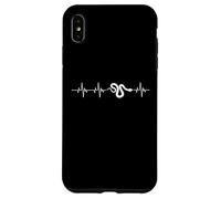 Heartbeat Snake Rettile Anaconda Python Viper Boah Kingsnake Custodia per iPhone XS Max