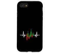 Heartbeat Stock Trader Day Trading Investor in criptovalute Custodia per iPhone SE (2020) / 7/8