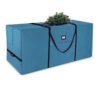 Hearth & Harbor Borsa portaoggetti per albero di Natale artificiale, con manici rinforzati, doppia cerniera, ampia apertura, grande contenitore per alberi da 2,7 m e decorazioni