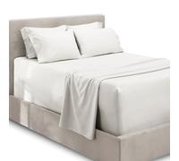 Hearth & Harbor Set di lenzuola per letto queen size con tasca extra profonda, per materassi profondi 45-61 cm, lenzuola con angoli extra profondi, 6 pezzi per letto queen size, con tasca profonda,