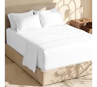 Hearth & Harbor Set di lenzuola per letto queen size con tasca extra profonda, per materassi profondi 45-61 cm, lenzuola con angoli extra profondi, 6 pezzi per letto queen size, con tasca profonda,
