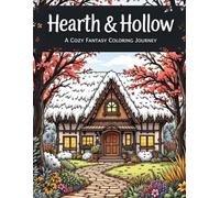 Hearth & Hollow: A Cozy Fantasy Coloring Journey