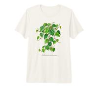 Heartleaf Philodendron pianta Illustrazione Maglietta Premium