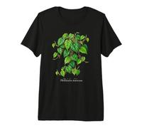 Heartleaf Philodendron pianta Illustrazione Maglietta Premium