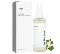 Heartleaf Pore Control Cleansing Oil 100 ml, Olio Detergente Viso, Pore Deep Oil Cleanser, Rimozione Quotidiana dei Punti Neri, Adatto a Tutti i tipi di Pelle