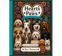 Hearts and Paws: International Dog Breeds Vol. 3: A Coloring Book