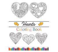 Hearts Coloring Book