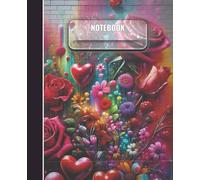 Hearts & Roses Notebook: il quaderno di appunti romantico in stile street art