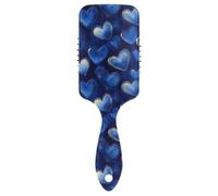 Hearts Royal Blue anti statica massaggio capelli progettato cuoio capelluto massaggiatore spazzola per capelli spessi con manico ergonomico cepillo para cabello
