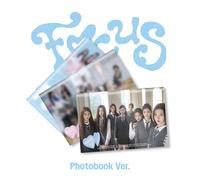 Hearts2Hearts 1st Mini Album [FOCUS] Fotolibro Random Ver. CD + P. Book + P. ...