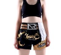 HEARTTOUCH Muay Thai Fight Shorts per bambini, pantaloncini tailandesi corti, pantaloni tailandesi, pantaloni corti da allenamento, pantaloncini da boxe premium per thaiboxen kickboxing boxing