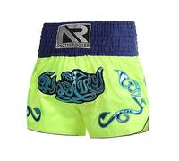 HEARTTOUCH Muay Thai Fight Shorts per bambini, pantaloncini tailandesi corti, pantaloni tailandesi, pantaloni corti da allenamento, pantaloncini da boxe premium per thaiboxen kickboxing boxing