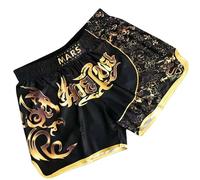 HEARTTOUCH Pantaloncini da uomo Premium Muay Thai Fight - Pantaloncini tailandesi da boxe, pantaloni corti tailandesi, pantaloni da allenamento per kickboxing, taglie S-4XL