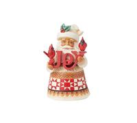 Heartwood Cr y Jim Shore - Statuetta di Babbo Natale con cardinali