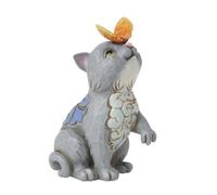Heartwood Creek by Jim Shore - Statuetta di gatto farfalla sul naso