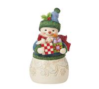 Heartwood Creek By Jim Shore - Statuetta pupazzo di neve con regali