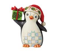 Heartwood Creek - Statuetta di pinguino natalizio da una pinta