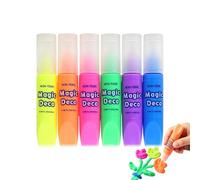 Heat Activated Markers - 3D Bubble Pens with 6 Color Set for DIY Crafts