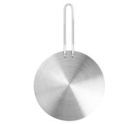 Heat Diffuser Plate, Stainless Steel Cooking Induction Adapter SimmerPlate, for Electric Gas Glass Cooktop Hob Ring, Induction Cooktop Converter Plate With Handle (22cm)