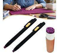 Heat Erasable Fabric Marker for Sewing, Embroidery, Quilting, Multi-Function Invisible Vanishing Fabric Markers with Refills, for Tailors Clothing Crafting (Red)