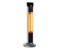 Heat Guru Riscaldatore a Irraggiamento 2000W 3 Livelli Telecomando argento