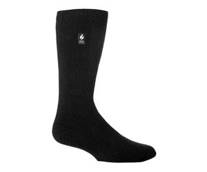 Heat Holders - Calze termiche originali da 2,3 Tog per uomo e donna | 3 taglie | Calze spesse, calde e soffici, termoisolanti per l'inverno | Ideali per il fenomeno di Raynaud, Nero , 6-11
