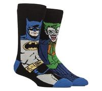 HEAT HOLDERS Calzini termici da uomo con motivo Batman e Joker, TOG 1,6, calzini caldi per l'inverno, Batman & Joker, 6-11