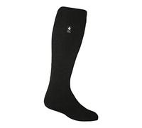 Heat Holders - Calzini termici invernali lunghi e spessi al ginocchio da uomo, Nero Black, 39-45 eu
